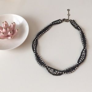 Banana Republic rhinestone necklace.